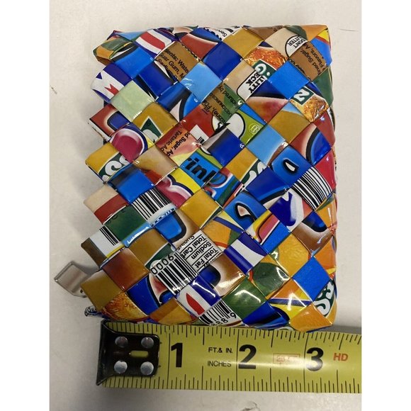 Candy Chewing Gum Wrapper Zipper Coin Purse EUC 1970s - Picture 6 of 7